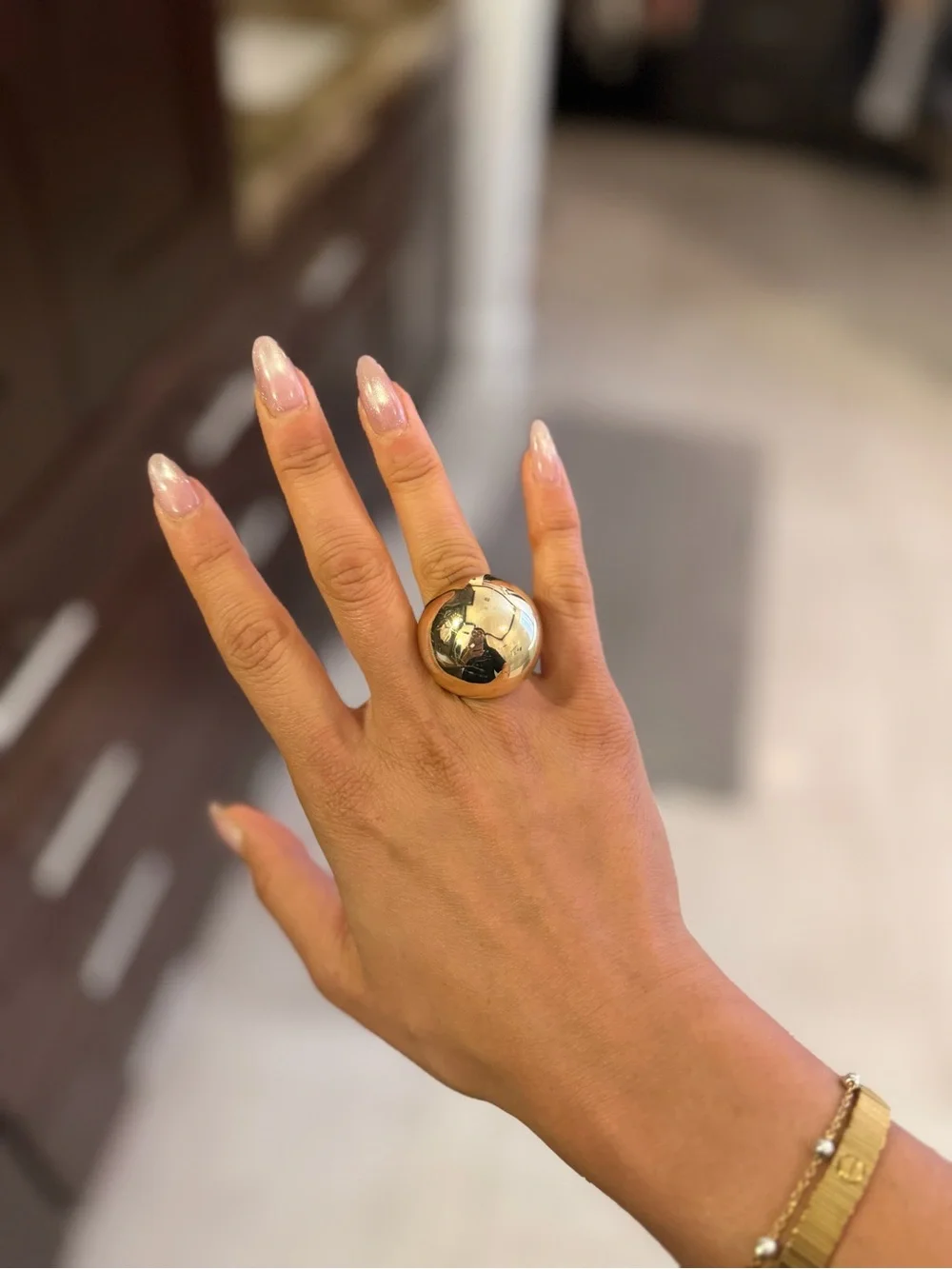 Jenny Bird Silver Supernova Ring